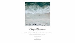 Curso De Surf De 2 Semanas - Página De Destino Gratuita