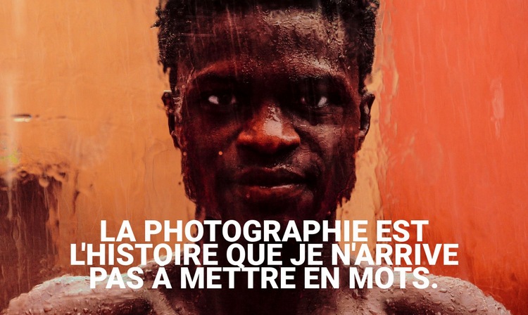 Cours de photographie de portrait Modèle HTML5