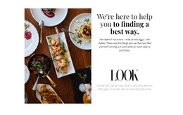 New Menu Presentation - Html Code