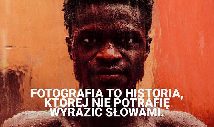 Zajęcia z fotografii portretowej Szablon witryny sieci Web