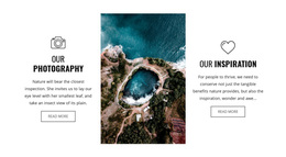 Web Page Design For Drone Photography