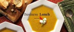 Business Lunch Food Free Template