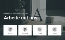 Kostenloses HTML5 Für Arbeite Mit Uns