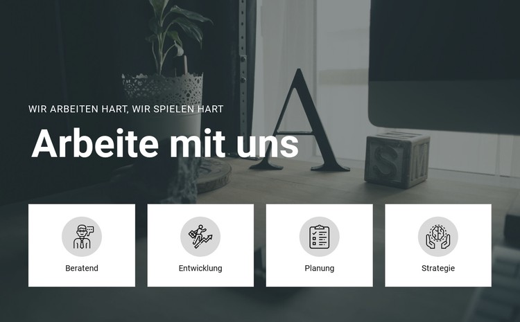 Arbeite mit uns CSS-Vorlage