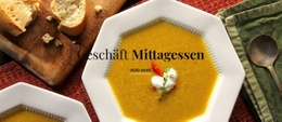 Geschäftsessen Essen - Benutzerfreundlicher Website-Builder