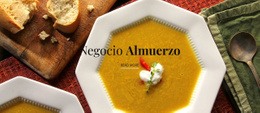 Comida De Almuerzo De Negocios - Diseño De Funcionalidad