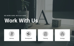 HTML Landing For Work With Us