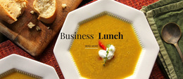 Business Lunch Food Html5 Responsive Template