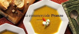 Modello CSS Per Pranzo Di Lavoro