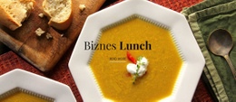 Jedzenie Na Lunch Biznesowy - HTML Website Maker