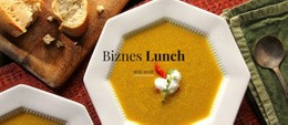 Jedzenie Na Lunch Biznesowy - Inspiracja Szablonem HTML5