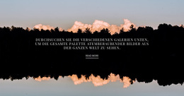 Landschaft Und Text – Kostenlos Herunterladbares WordPress-Theme