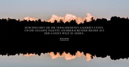 Landschaft Und Text - Landingpage-Inspiration