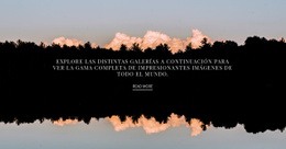 Impresionante Plantilla HTML5 Para Paisaje Y Texto