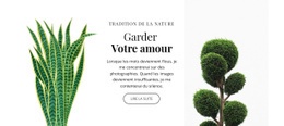 Magasin De Plantes Et De Fleurs HTML D'Amorçage