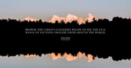 Landscape And Text HTML5 Template