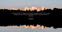 Paisagem E Texto - Download Gratuito Do Modelo De Site