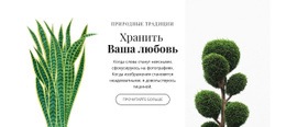 Магазин Растений И Цветов — Профессиональный Шаблон Joomla