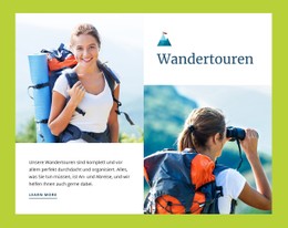 CSS-Rastervorlagenspalte Für Wandertouren