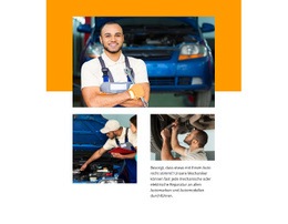 Kostenloser Website-Builder Für Zuverlässiger Autoreparaturservice