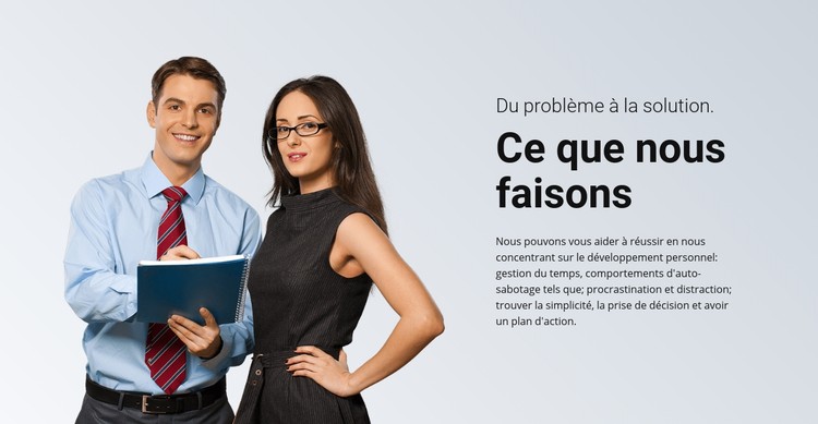 Solution d'entreprise Modèle CSS