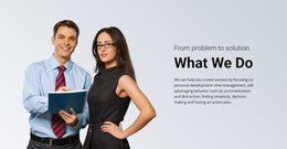 Business Solution - Drag & Drop Web Page Design