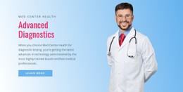 Free CSS Layout For Advanced Diagnostics Hospital