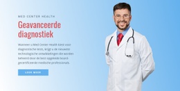 Meest Creatieve HTML5-Sjabloon Voor Ziekenhuis Voor Geavanceerde Diagnostiek