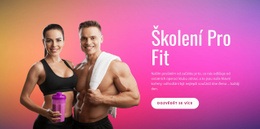 Pro Fit Trénink Šablona HTML5