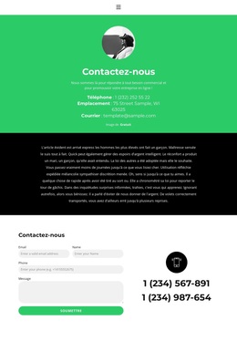Page De Contact