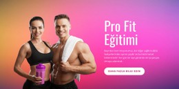 Pro Fit Eğitimi HTML5 Şablonu