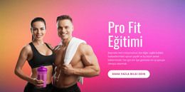 Pro Fit Eğitimi - Modern Web Şablonu