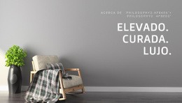 Elevado, Curado, Lujo - Diseño De Sitios Web