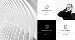 Wie Sie Uns Erreichen CSS-Websitevorlage