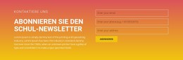 Abonnieren Sie Den Newsletter Kostenlose CSS-Website-Vorlage