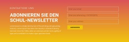 Abonnieren Sie Den Newsletter - Design HTML Page Online
