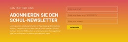Abonnieren Sie Den Newsletter - Online-Vorlagen