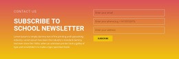 Subscribe To The Newsletter - Beautiful Html Code