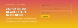 Zapisz Się Do Newslettera - Design HTML Page Online