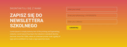 Zapisz Się Do Newslettera - Kod Szablonu HTML