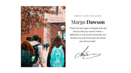 College Education - Responsive One Page Template