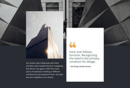 Architecture Is The Learned Game CSS Template