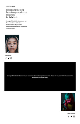 Informationen Zu Benutzergenerierten Inhalten – Fertiges Website-Design