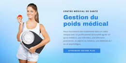 Gestion Du Poids - Modèle HTML Réactif