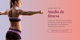 Studio De Fitness Sport - Modèle De Fonctionnalité Joomla