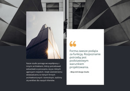 Architektura To Wyuczona Gra – Motyw WordPressa