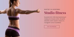 Studio Fitness Sportowy Szablon HTML CSS Responsywny