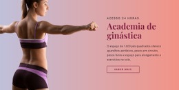 Estúdio De Esportes Fitness - HTML Page Maker