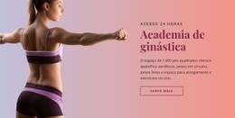 Estúdio De Esportes Fitness Modelo HTML CSS Responsivo