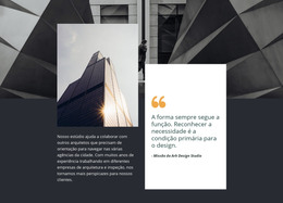 Arquitetura É O Jogo Aprendido - Modelo De Site HTML